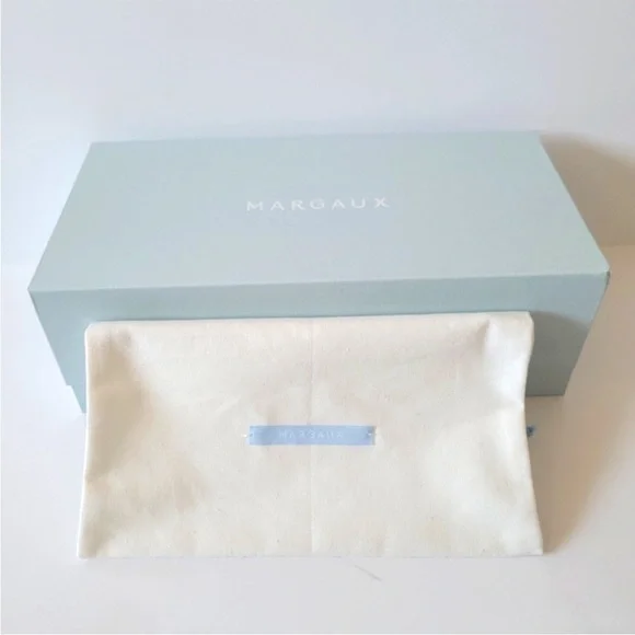 Margaux Navy Denim Blue w/Bow Flats sz.7 - Picture 7 of 7